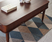 Eiffel Solid Wood Coffee Table - Coffee Table - Furniselan - Grey-Finish