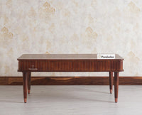 Eiffel Solid Wood Coffee Table - Coffee Table - Furniselan - Grey-Finish