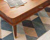 Eiffel Solid Wood Coffee Table - Coffee Table - Furniselan - Teak-Finish