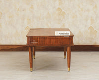 Eiffel Solid Wood Coffee Table - Coffee Table - Furniselan - Teak-Finish