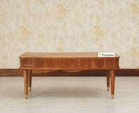 Eiffel Solid Wood Coffee Table - Coffee Table - Furniselan - Teak-Finish