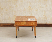 Eiffel Solid Wood Coffee Table - Coffee Table - Furniselan - Natural-Finish