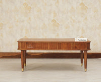 Eiffel Solid Wood Coffee Table - Coffee Table - Furniselan - Teak-Finish