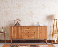 Eiffel Solid Wood Sideboard Cabinet Two Doors and Three Drawers Furniselan - Natural-Finish