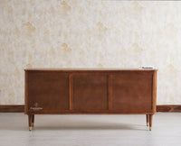 Eiffel Solid Wood Sideboard Cabinet Two Doors and Three Drawers  Furniselan - Teak-Finish