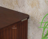 Eiffel Solid Wood Two Door Bedside Table - Bedside Table - Furniselan-Grey-Finish