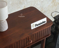 Eiffel Wooden Two Drawer Console Table Furniselan Grey Finish