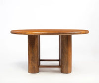 Elvora 6 Seater Dining Table Brown