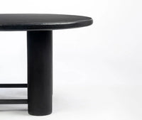 Elvora 6 Seater Dining Table Black
