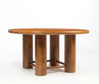 Elvora 6 Seater Dining Table Brown