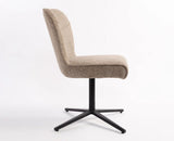 Eonify Rise Chair – Modern Upholstered Dining Chair for Home & Café Taupe