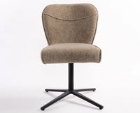 Eonify Rise Chair – Modern Upholstered Dining Chair for Home & Café Taupe