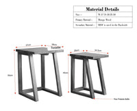 Eric End Table Set Furniselan Maple Finish