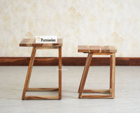 Eric End Table Set Furniselan Natural Finish