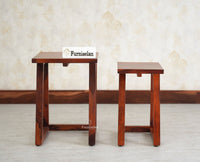 Eric End Table Set Furniselan Maple Finish