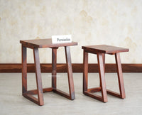 Eric End Table Set Furniselan Maple Finish