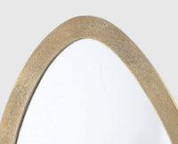 Flora Mirror Antique Brass