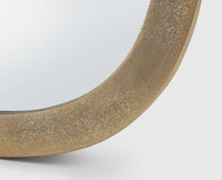 Flora Mirror Antique Brass