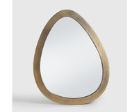 Flora Mirror Antique Brass