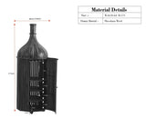Florence Decanter Style Sheesham Wood Bar Cabinet with Glass Holder Furniselan grey Finish