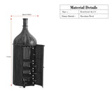 Florence Decanter Style Sheesham Wood Bar Cabinet with Glass Holder Furniselan Teak Finish