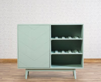 France Wooden Bar Cabinet Furniselan - Silt-Green