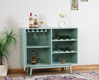 France Wooden Bar Cabinet Furniselan - Silt-Green
