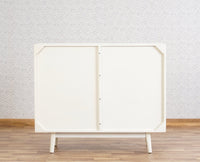 France Wooden Bar Cabinet Furniselan - Milky-White