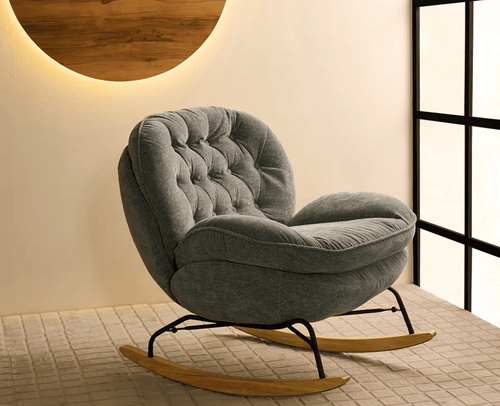 GeoNest Lounge Rocking Chair - Dining Chair - Furniselan