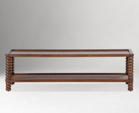 Goa Coastal Wooden Coffee Table Furniselan Teak Finish