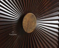 Greece Premium Look Wooden Sideboard Cabinet 2 Doors Furniselan Grey Finish