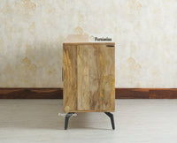 Greece Premium Look Wooden Sideboard Cabinet 3 Doors Furniselan