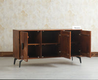 Greece Premium Look Wooden Sideboard Cabinet 3 Doors Furniselan