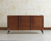 Greece Premium Look Wooden Sideboard Cabinet 3 Doors Furniselan