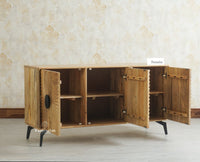 Greece Premium Look Wooden Sideboard Cabinet 3 Doors Furniselan
