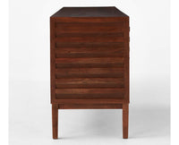 Greece Solid Wood Two door Sideboard Furniselan - Brown-Finish