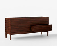Greece Solid Wood Two door Sideboard Furniselan - Brown-Finish