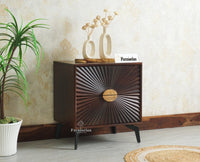 Greece Wooden Two Drawer Bedside Table Nightstand Furniselan Grey Finish