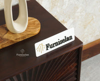 Greece Wooden Two Drawer Bedside Table Nightstand Furniselan Grey Finish