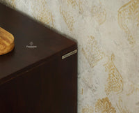 Greece Wooden Two Drawer Bedside Table Nightstand Furniselan Grey Finish