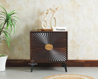 Greece Wooden Two Drawer Bedside Table Nightstand Furniselan Grey Finish