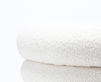 Green Mist PlyWood Pouf White
