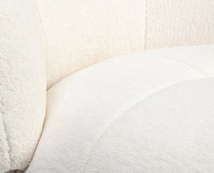 Greensboro Cotton Chair with Wood Furniselan Off-White