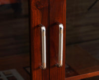 Guwahati Sheesham Wood Kitchen Crockery Cabinet Two Door One Drawer Furniselan - Maple-Finish