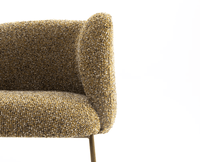 Hampi Haven Arm chair - Dining Chair - Furniselan - Brown-Gold
