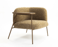 Hampi Haven Arm chair - Dining Chair - Furniselan - Brown-Gold