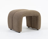 Hampstead Cotton Bench with Stool Furniselan Light Brown