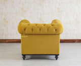 Haralur 1 Seater Sofa - sofa - Furniselan - Mustard