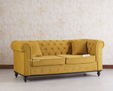 Haralur 3 Seater Sofa - sofa - Furniselan - Mustard