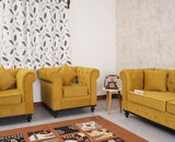 Haralur 3 Seater Sofa - sofa - Furniselan - Mustard